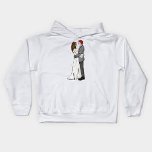 Wayhaught Wedding (Color) Kids Hoodie